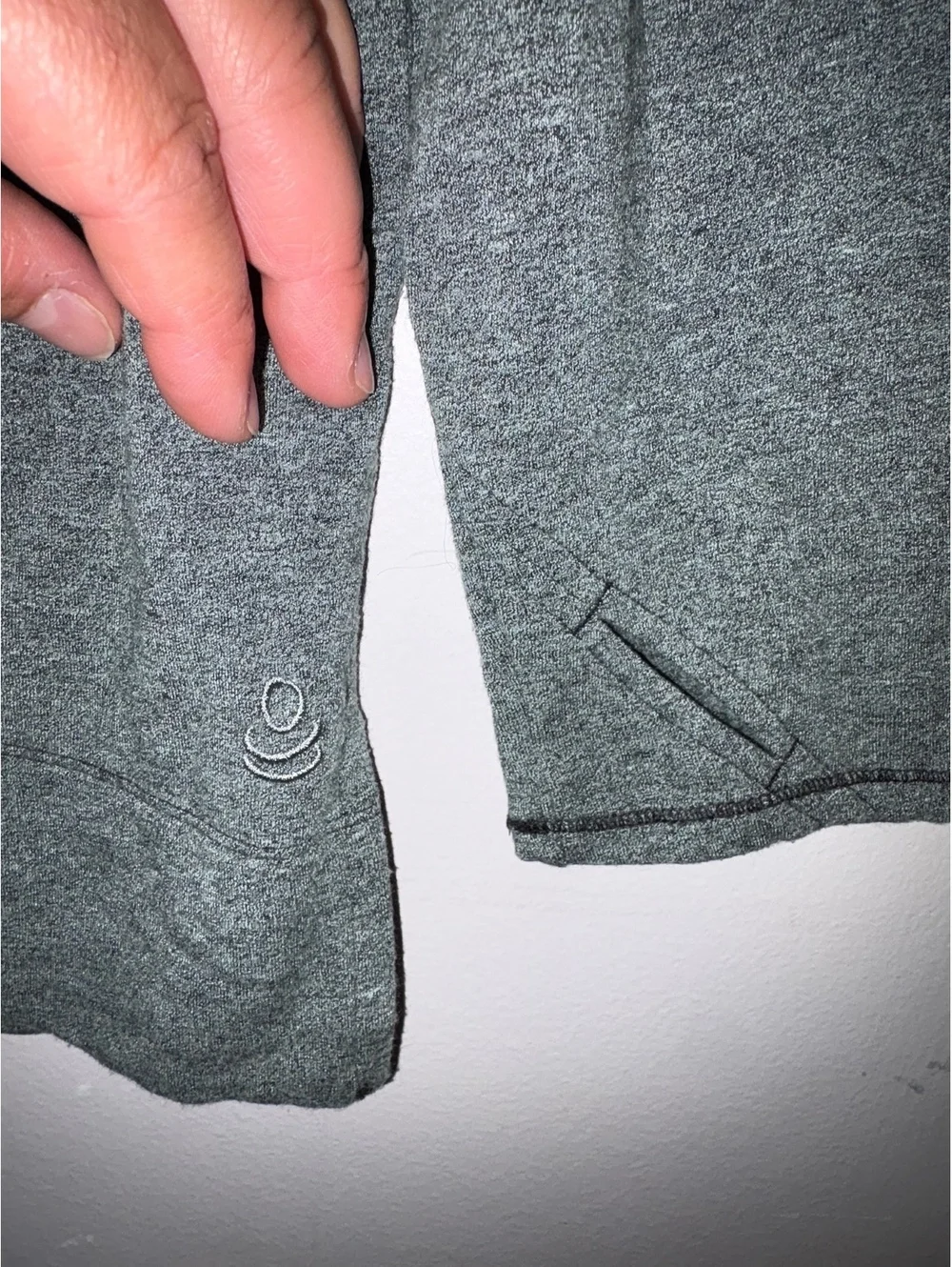 Cuddl Duds Ultra Cozy Heather Gray Pullover Hoodie, Medium - Picture 4 of 8